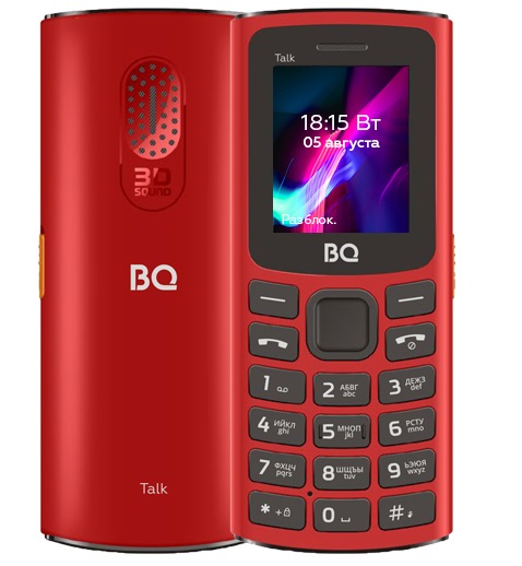 Телефон BQ 1862 Talk Dual Sim Red (Красный)