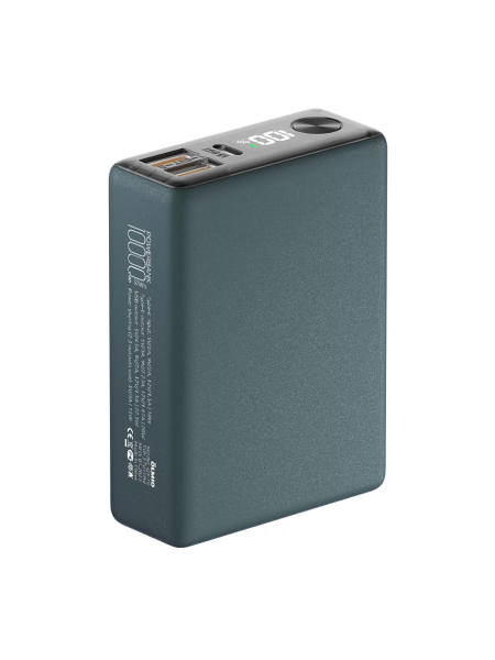 Внешний аккумулятор Olmio QX-10 10000mAh 22.5W PD Темно-зеленый