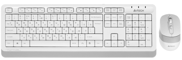 Проводная клавиатура + мышь A4Tech Fstyler F1010 Белый/Серый