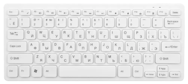 Беспроводная мини-клавиатура Olmio WK-05 Белый