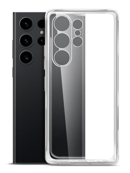 Накладка силикон Borasco для Samsung Galaxy S24 Ultra Прозрачный