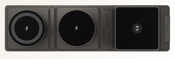 Беспроводная зарядная станция VLP M-Charger MagSafe 3in1 для iPhone/AirPods/Watch Black (Черный)