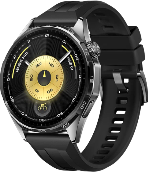 Умные часы Huawei Watch GT 6 46mm Black Fluoroelastomer Strap (Черный)