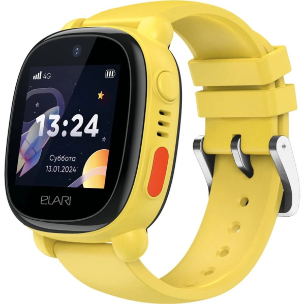 Детские смарт-часы ELARI KidPhone 4G Lite Yellow (Желтый)