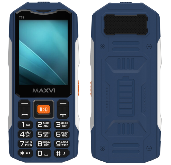 Телефон MAXVI T19 Blue (Синий)