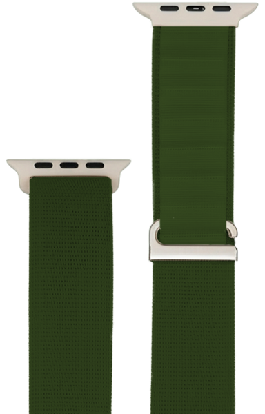 Ремешок Hoco для Apple Watch 38/40/41mm Climbing Series Alpine Loop Nylon Strap Dark Olive Green