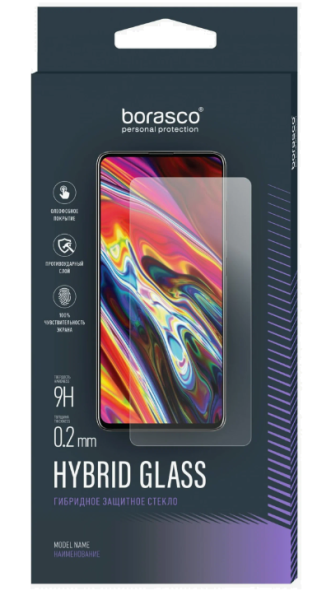Защитное стекло Borasco Hybrid Glass для OnePlus Nord CE 3 Lite