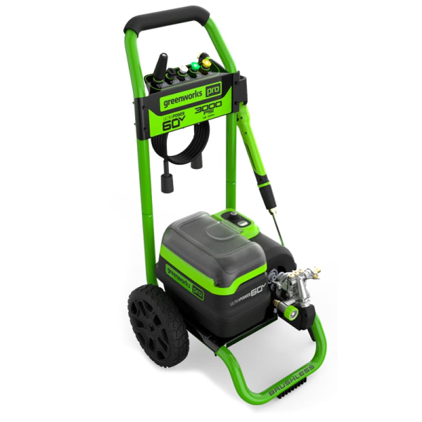 Мойка высокого давления аккумуляторная Greenworks GDPW60DP 60B 1800 Вт 250 Б. (5106207) (Без акб/зу)