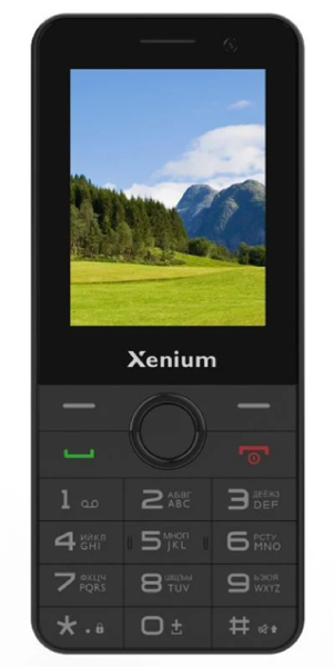Телефон Xenium X900 Blaсk (Черный)