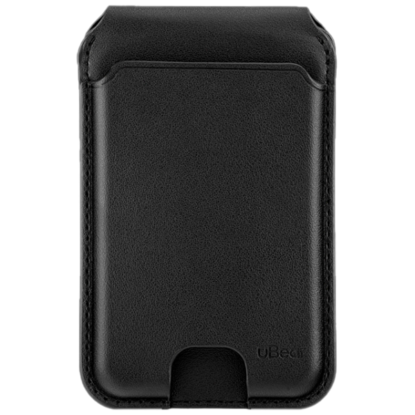 Чехол картхолдер uBear MagSafe Fold Black (Черный)