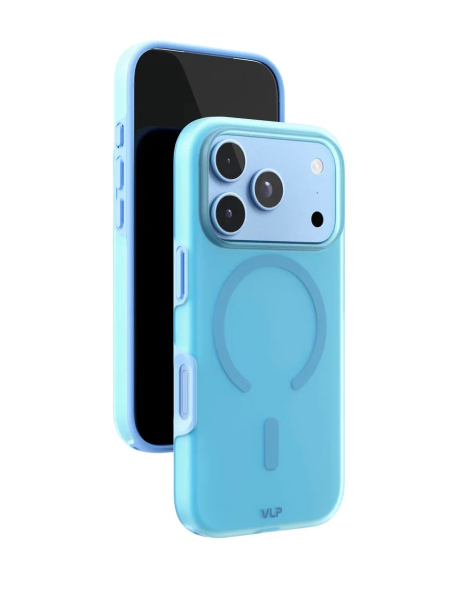 Накладка пластик VLP Sorbet Case with MagSafe для Apple iPhone 18 Pro Голубой