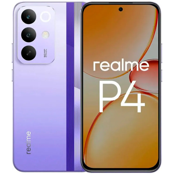Смартфон Realme P4 4G 6/128GB Racing Purple (Фиолетовый) (RU)