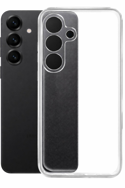 Накладка силикон Borasco для Samsung Galaxy S26+ Прозрачный