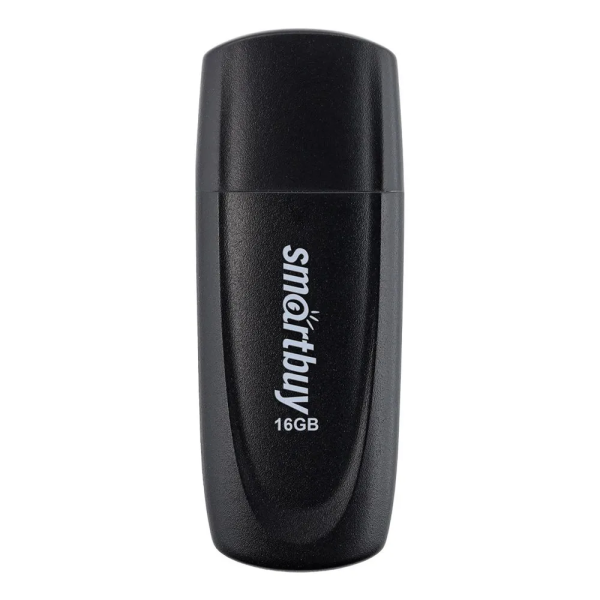 USB Флеш-накопитель Smartbuy Scout USB 2.0 16GB Black (SB016GB2SCK)