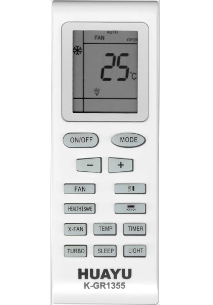 Пульт HUAYU для кондиционера K-GR1355 White