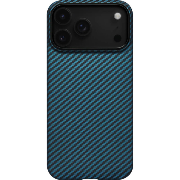 Накладка кевлар Pitaka Ultra-Slim Case для Apple iPhone 17 Pro Black/Blue (Черный/Синий)