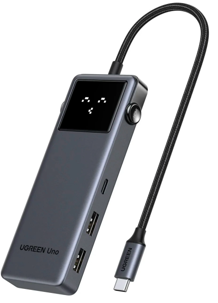USB-C Разветвитель UGREEN Uno CM889 7в1 (75179) Серый