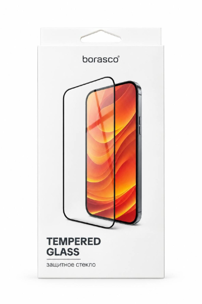 Защитное стекло Borasco Tempered Glass для REDMI Note 17 Pro Max 5G Full Glue Black