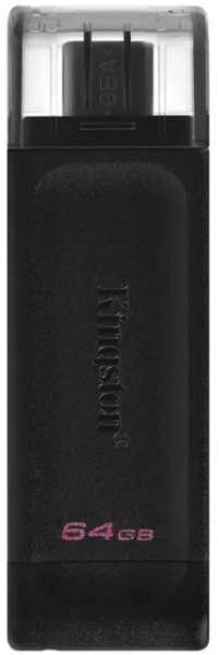 USB-C Флеш-накопитель Kingston DataTraveler 70 64GB Type-C 3.2 DT70/64GB
