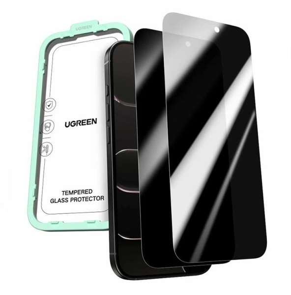 Защитное стекло UGREEN SP1155 (95829) для Apple iPhone 17 Pro Антишпион 2шт