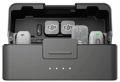Беспроводной микрофон DJI Mic Mini 2 (2TX + 1 Mobile RX + Charging Case) Black (Черный)
