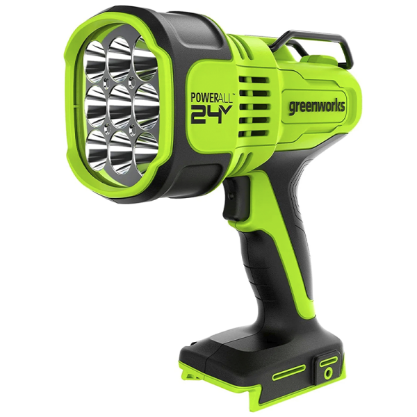 Фонарь-прожектор светодиодный аккумуляторный Greenworks G24SL 24В (3401207) (Без акб/зу)