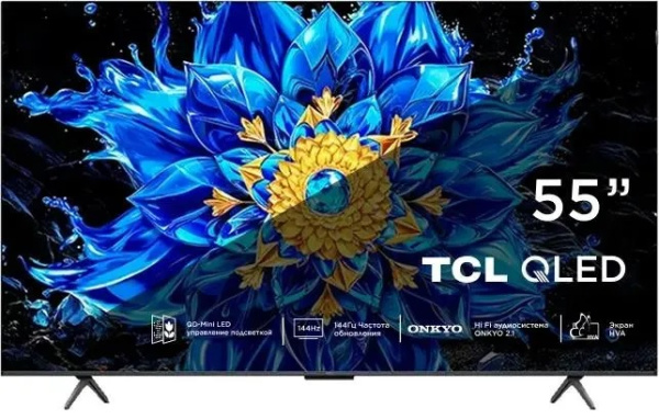 Телевизор TCL QLED 55P8L 55" (2026) Black (Черный)