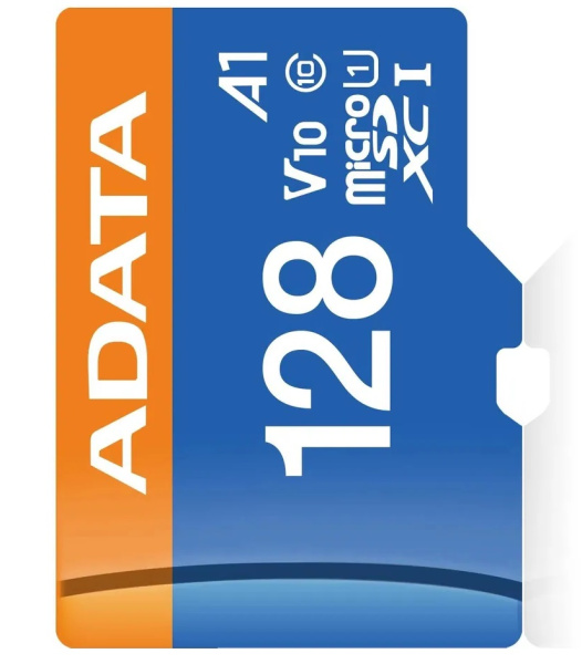 Карта памяти Micro SD ADATA Premier 128GB Class10 100MB/s (AUSDX128) + SD adapter