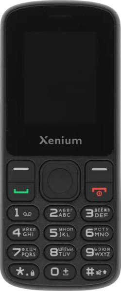 Телефон Xenium X160 Blaсk (Черный)
