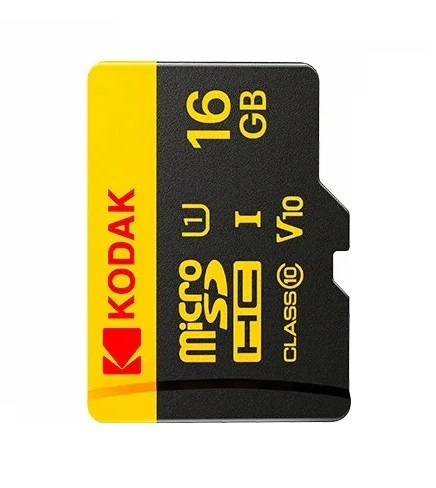 Карта памяти Micro SD KODAK 16GB Class10 (UHS-I U1 V10) + SD adapter