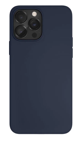 Накладка силикон VLP Liquid Silicone Case with MagSafe для Apple iPhone 14 Pro Dark Blue (Синий)
