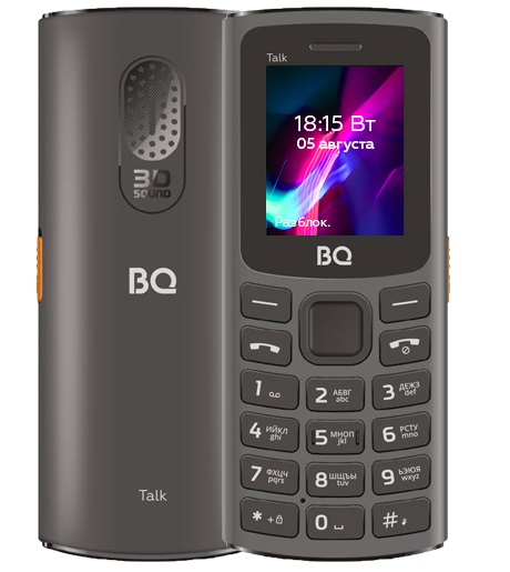 Телефон BQ 1862 Talk Dual Sim Gray (Серый)