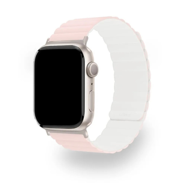 Ремешок uBear Mode Strap для Apple Watch 38/40/41/42mm Розовый/Бежевый