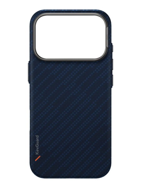 Накладка кевлар Uniq KEVA EDGE with MagSafe для Apple iPhone 17 Pro Trance Blue (Синий)