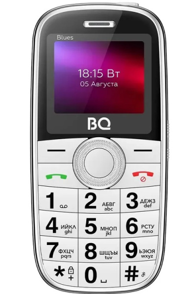 Телефон BQ 1867 Blues Silver (Серебристый)