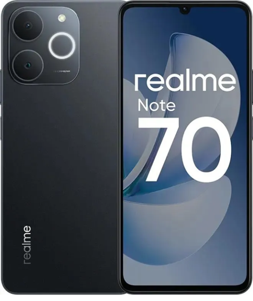 Смартфон Realme Note 70 6/128GB Black (Черный) (RU)