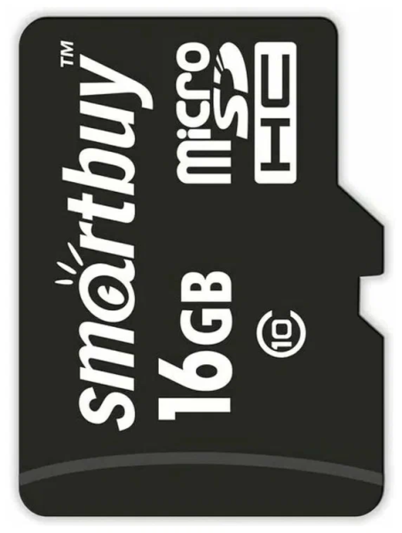 Карта памяти Micro SD Smartbuy 16GB Class10 30MB/s (SB16GBSDCL10-00LE)