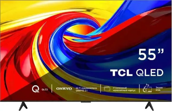 Телевизор TCL QLED 55P7L 55" (2026) Black (Черный)