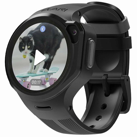 Детские смарт-часы ELARI KidPhone 4GR M c Марусей Black (Черный)