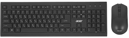 Беспроводная клавиатура + мышь Acer OKR120 Черный