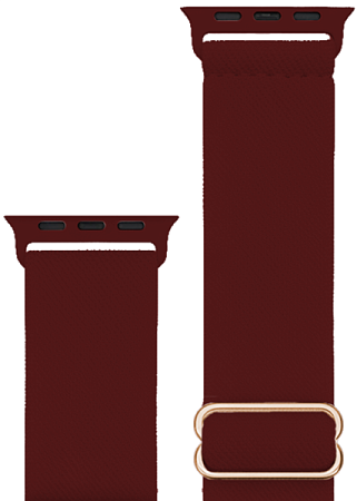 Ремешок Hoco для Apple Watch 42/44/45/49mm Fashion Series Elastic Nylon Dark Wine Ремешок Hoco для Apple Watch 42/44/45/49mm Fashion Series Elastic Nylon Dark Wine