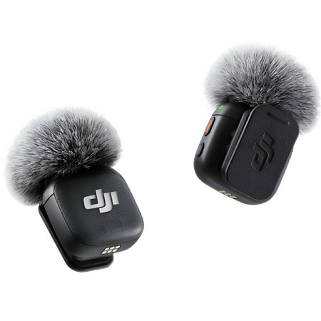 Беспроводной микрофон DJI Mic 3 (2TX + 1RX + Charging Case) Black (Черный)