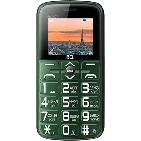 Телефон BQ 1851 Respect Green (Зеленый) Телефон BQ 1851 Respect Green (Зеленый)