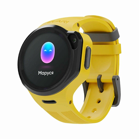 Детские смарт-часы ELARI KidPhone 4GR M c Марусей Yellow (Желтый) Детские смарт-часы ELARI KidPhone 4GR M c Марусей Yellow (Желтый)