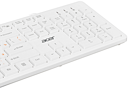Проводная клавиатура Acer OKW123 Белый