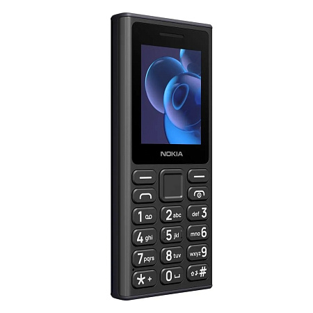 Телефон Nokia 125 (2024) TA-1655 Dual Sim Black (Черный)