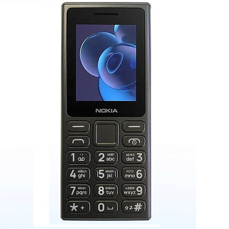 Телефон Nokia 125 (2024) TA-1655 Dual Sim Black (Черный)