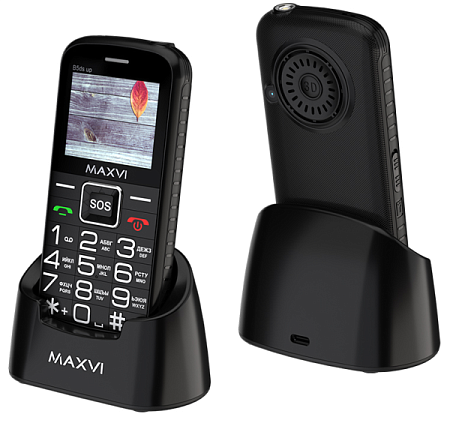 Телефон MAXVI B5ds up Black (Черный) Телефон MAXVI B5ds up Black (Черный)