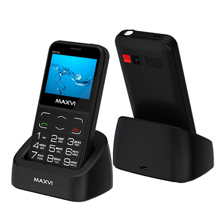Телефон MAXVI B231ds Black (Черный)