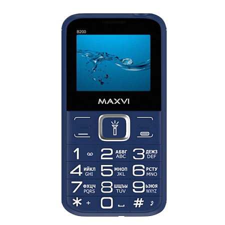 Телефон MAXVI B200 Blue (Синий) Телефон MAXVI B200 Blue (Синий)